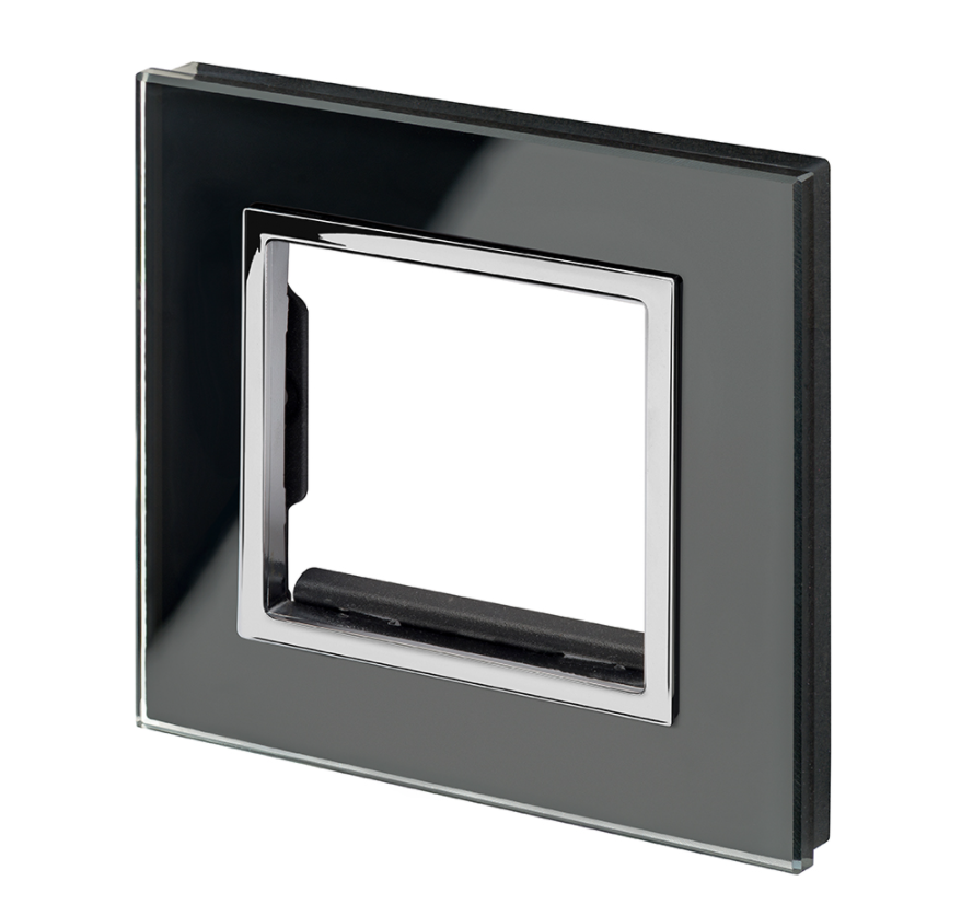 Spare Panel for Crystal CT Light Switch Black